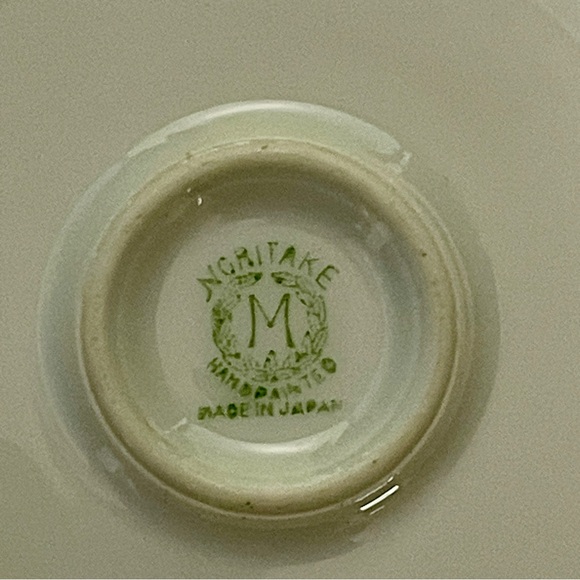 Vintage Noritake Double-Handled Cake Plate – Hand-Painted Floral – Made in Japan - Picture 6 of 7